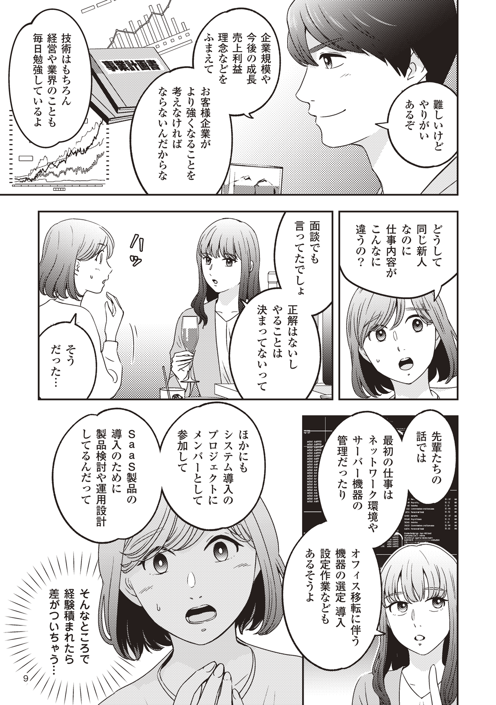 マンガでわかるシェアード社員_新卒入社の1年目
